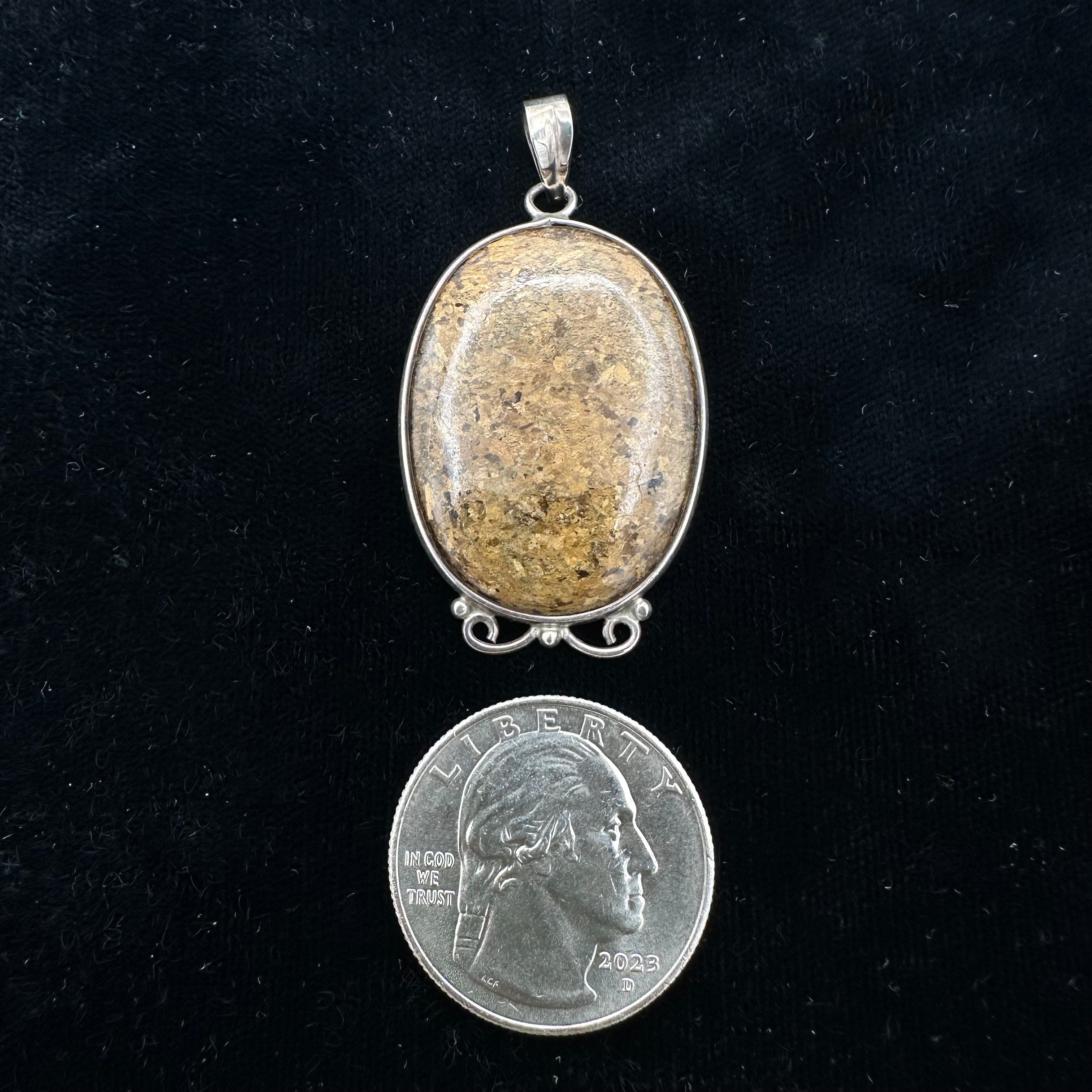 Bronzite Pendant