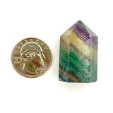 Rainbow Fluorite Points