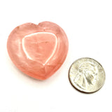 Rose Quartz Heart Stone