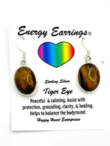Tiger Eye Energy Earrings