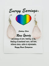 Rose Quartz Energy Earrings