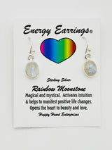 Rainbow Moonstone Energy Earrings