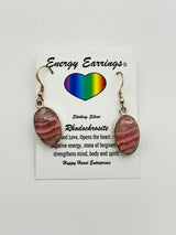 Rhodochrosite Energy Earrings