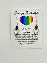 Garnet Energy Earrings