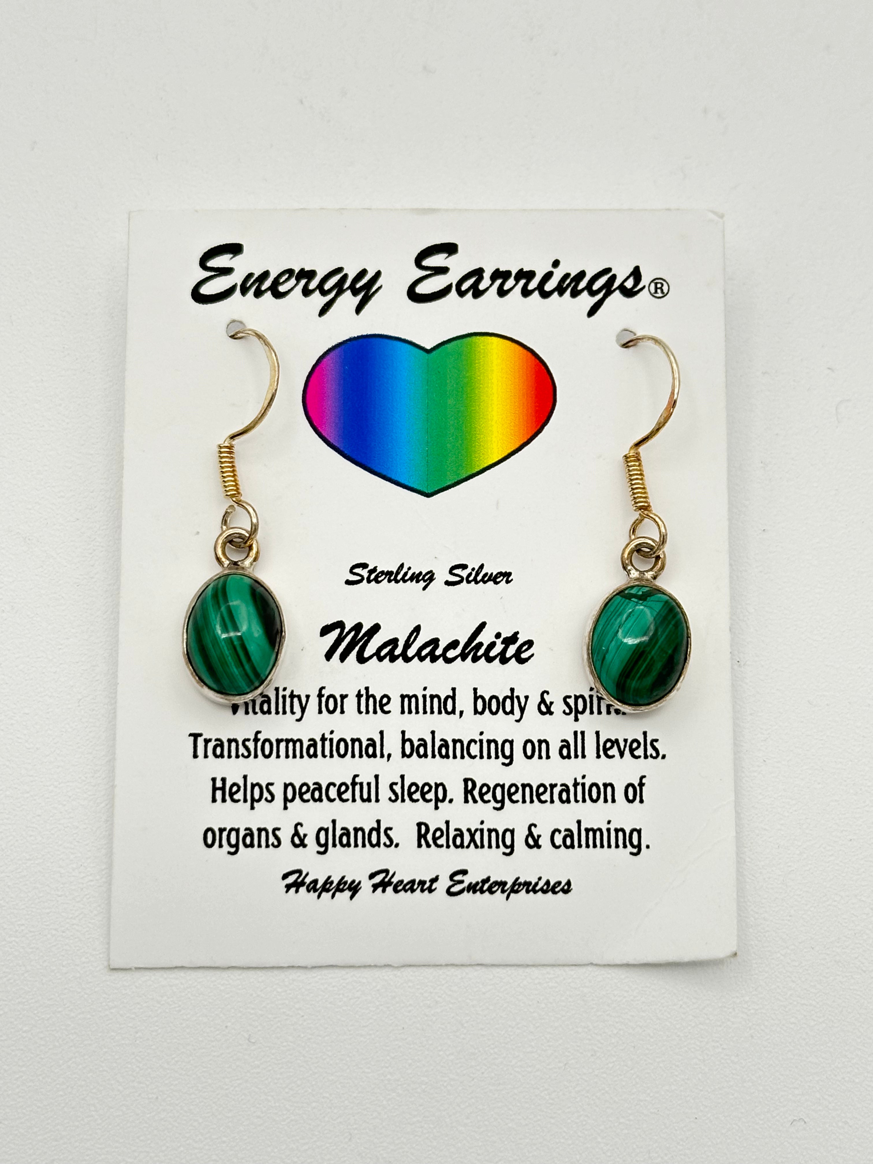 Malachite Energy Earrings