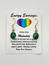 Malachite Energy Earrings