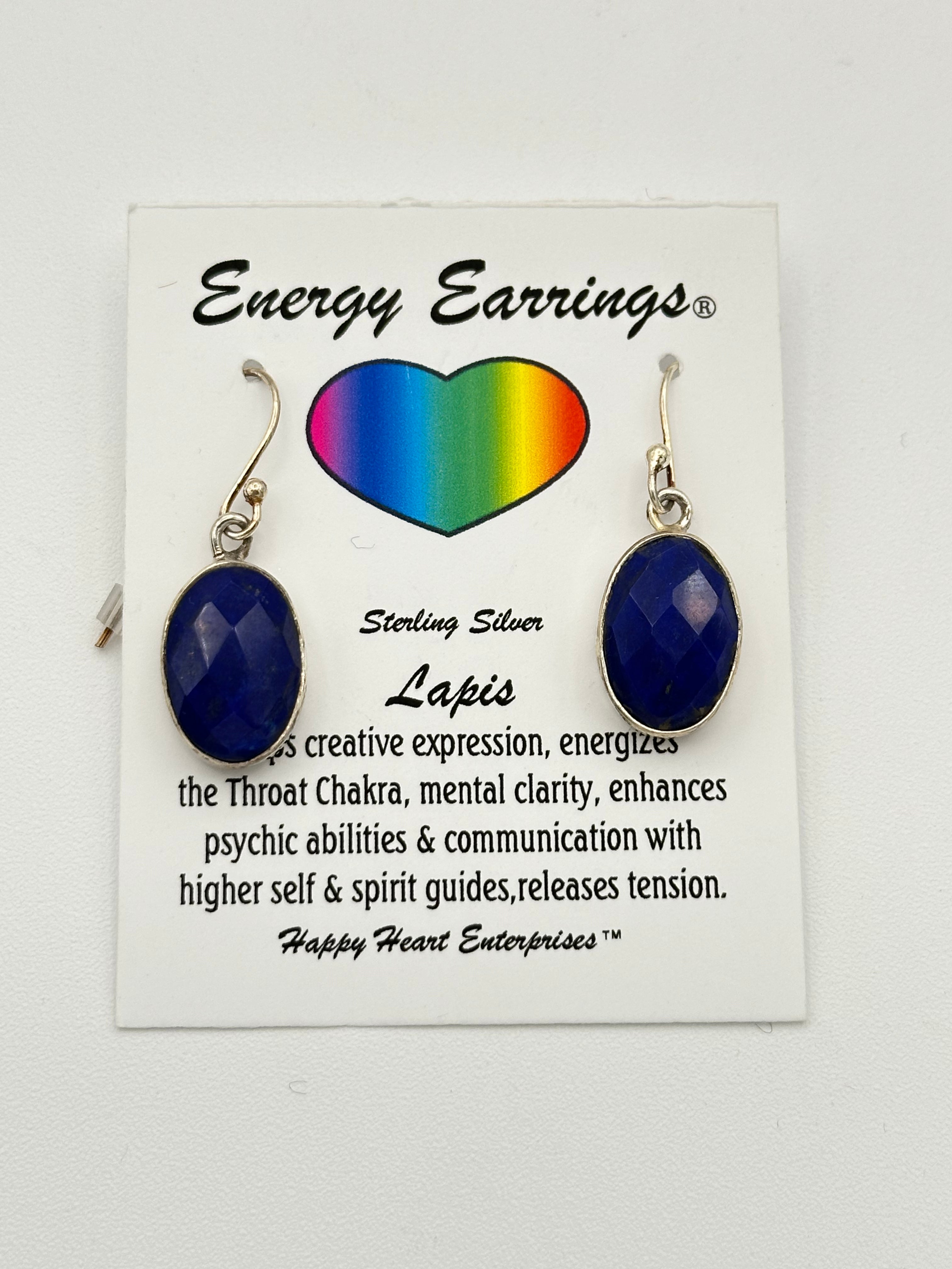 Lapis Energy Earrings