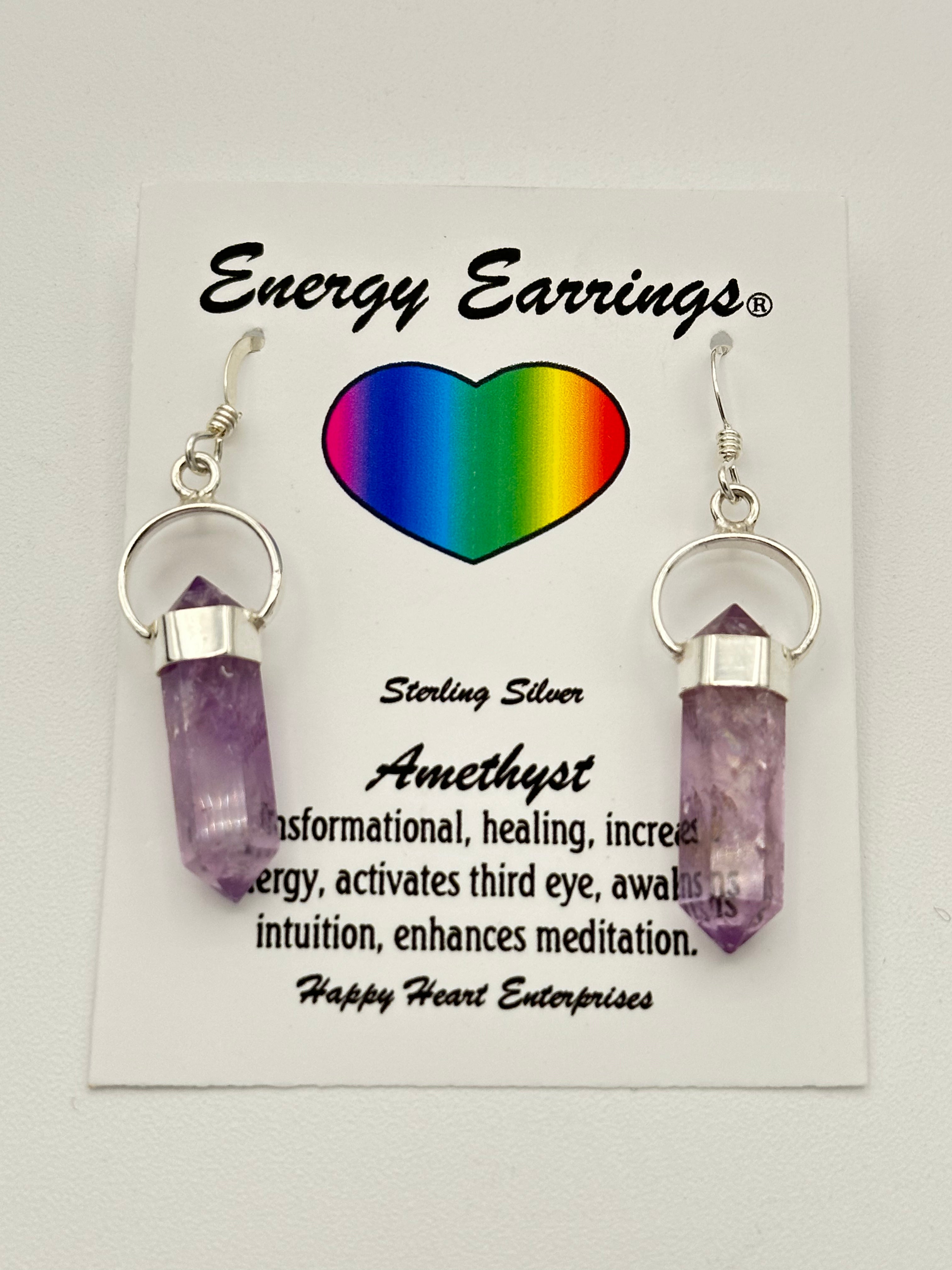 Amethyst Energy Earrings