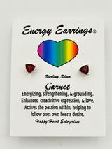 Garnet Energy Earrings